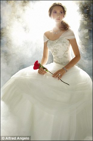 Disney Princess Wedding Gowns by Alfred Angelo Belle's iconic yellow ball 