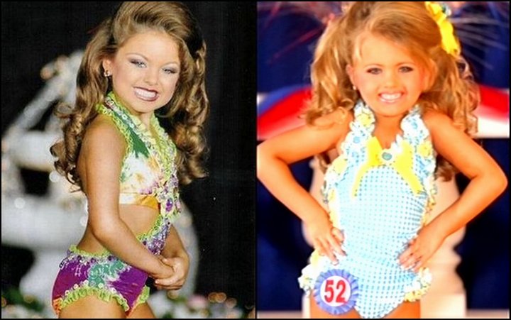 Children's beauty pageants. It's crazy to think that this child is