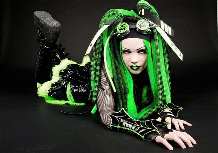 Cybergoth Neon Style Con Fusion