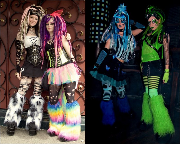 Cybergoth Neon Style Con Fusion