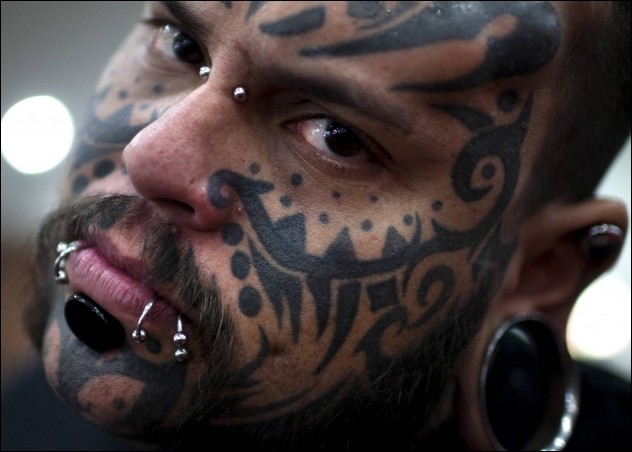 Tattoo and piercing convention in Caracas