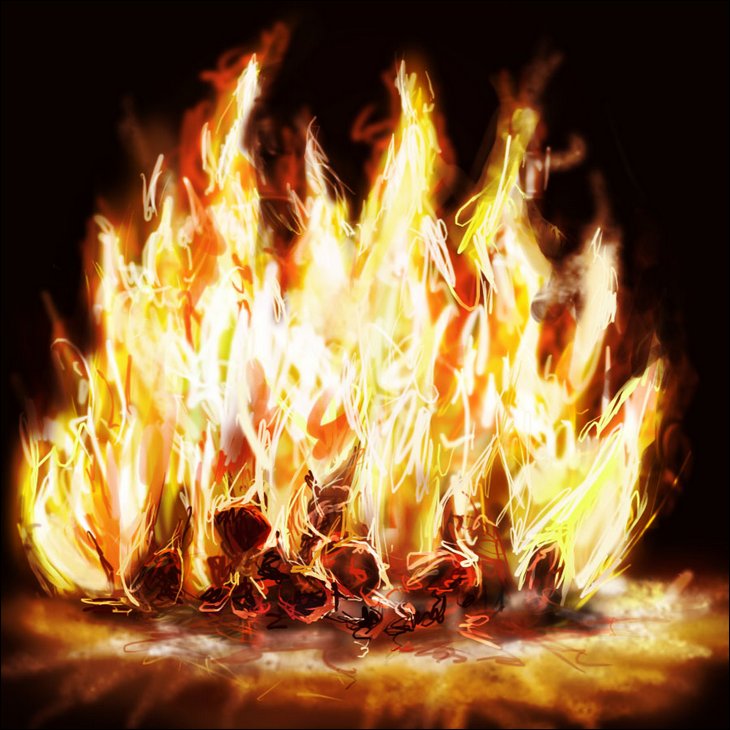 Fire and Photoshop