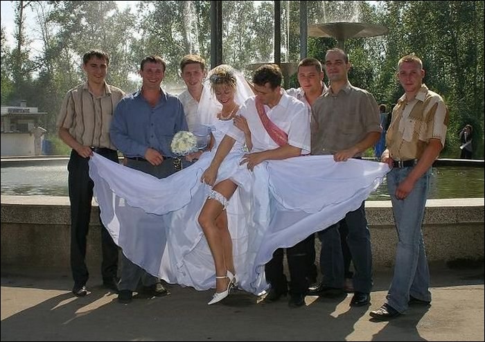 Stupid wedding photos
