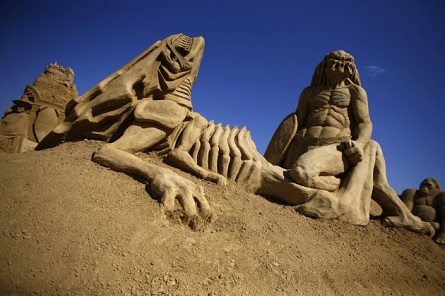 Amazing sand sculptures of the summer 2011